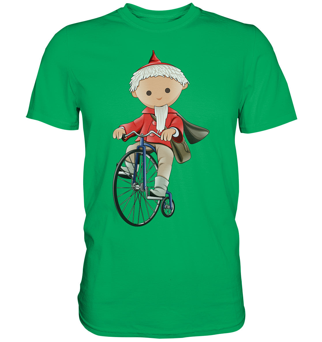 DDR Ostalgie Shirt Unisex • UNSER SANDMÄNNCHEN - AUF DEM HOCHRAD - ROT (PU-97, 1969)