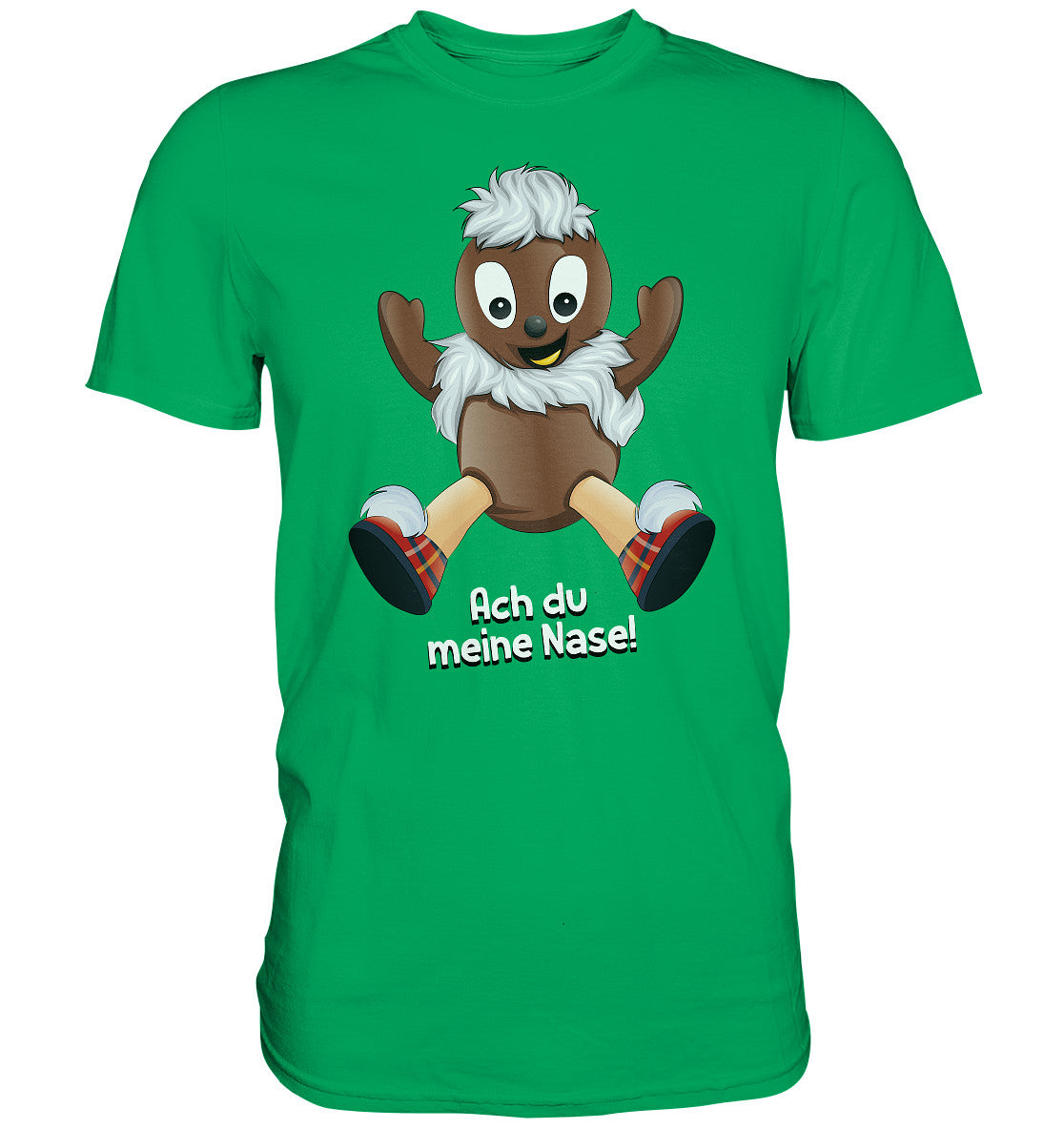 DDR Ostalgie Shirt Unisex • UNSER SANDMÄNNCHEN - PITTIPLATSCH - ACH DU MEINE NASE!