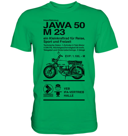 DDR Ostalgie Shirt Unisex • JAWA 50 M23 - ORIGINALPLAKAT