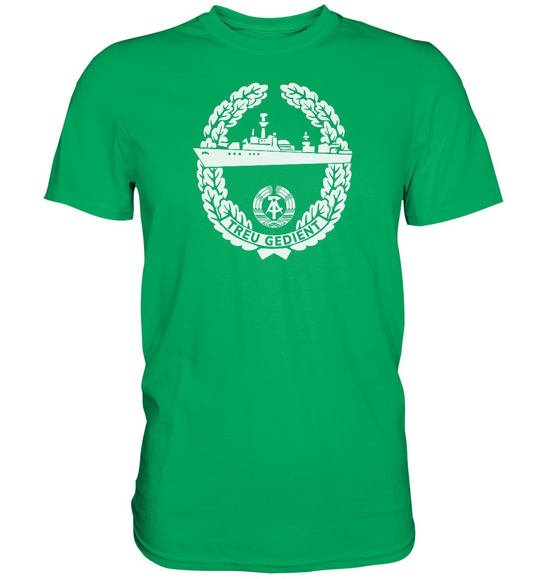 DDR Ostalgie Shirt Unisex • NVA-ORDEN - TREU GEDIENT - MARINE, SEESTREITKRÄFTE