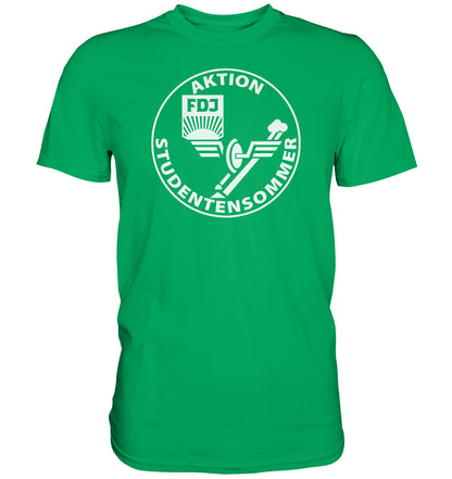 DDR Ostalgie Shirt Unisex • FDJ AKTION STUDENTENSOMMER