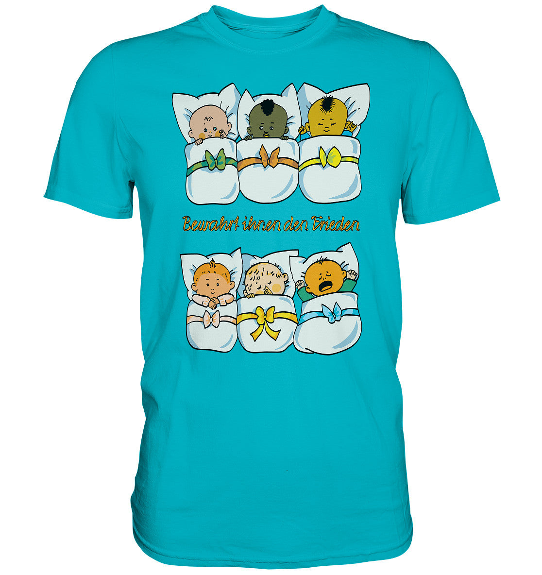 DDR Ostalgie Shirt Unisex • BEWAHRT IHNEN DEN FRIEDEN (DDR ORIGINAL-PLAKAT)