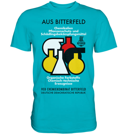 DDR Ostalgie Shirt Unisex • CHEMIKALIEN AUS BITTERFELD