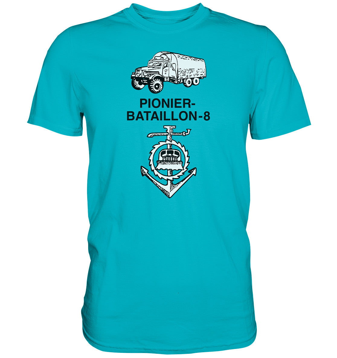 DDR Ostalgie Shirt Unisex • NVA PIONIERBATAILLON 8