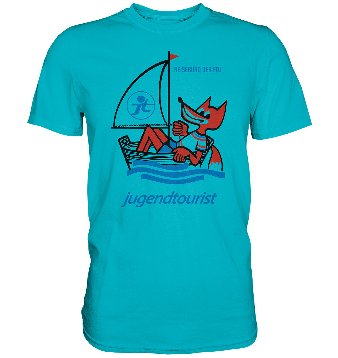 DDR Ostalgie Shirt Unisex • FDJ JUGENDTOURIST