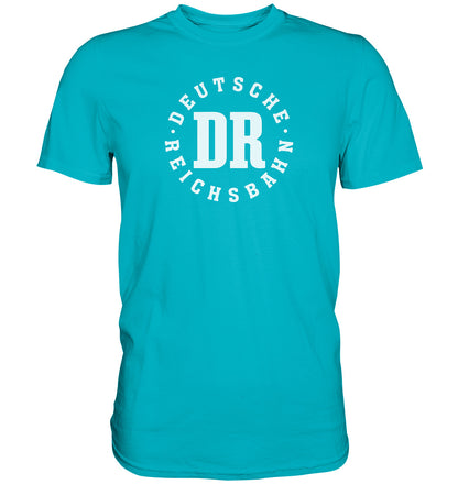 DDR Ostalgie Shirt Unisex • DR - DEUTSCHE REICHSBAHN - dunkel