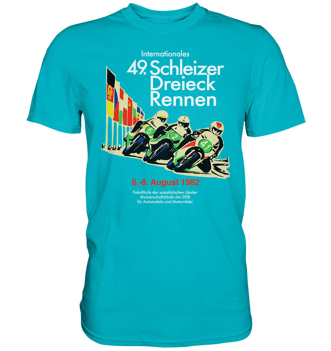 DDR Ostalgie Shirt Unisex • SCHLEIZER DREIECK-RENNEN DDR 1982