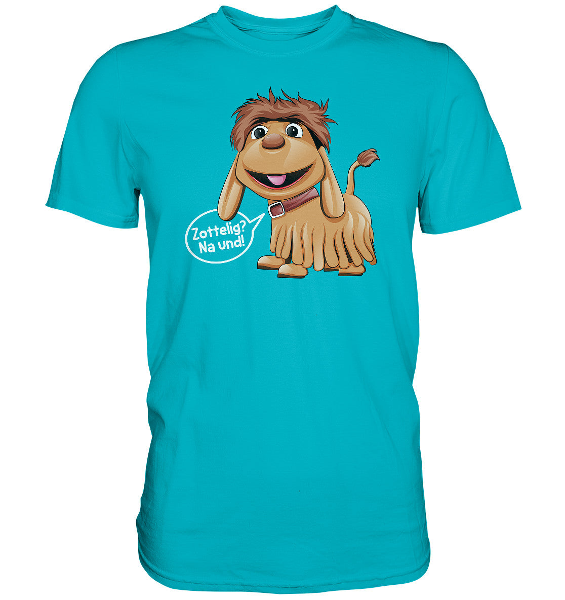 DDR Ostalgie Shirt Unisex • UNSER SANDMÄNNCHEN - MOPPI - ZOTTELIG? NA UND!