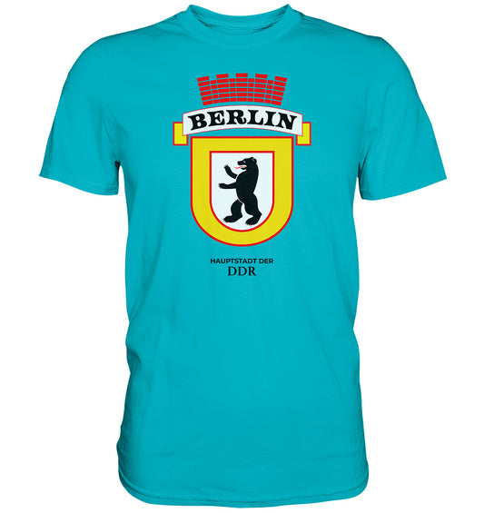 DDR Ostalgie Shirt Unisex • BERLIN - HAUPSTADT DER DDR - ORIGINAL WIMPEL