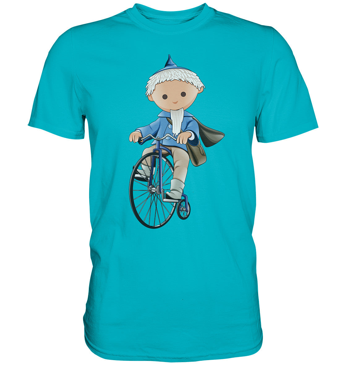 DDR Ostalgie Shirt Unisex • UNSER SANDMÄNNCHEN - AUF DEM HOCHRAD - BLAU (PU-97, 1969)