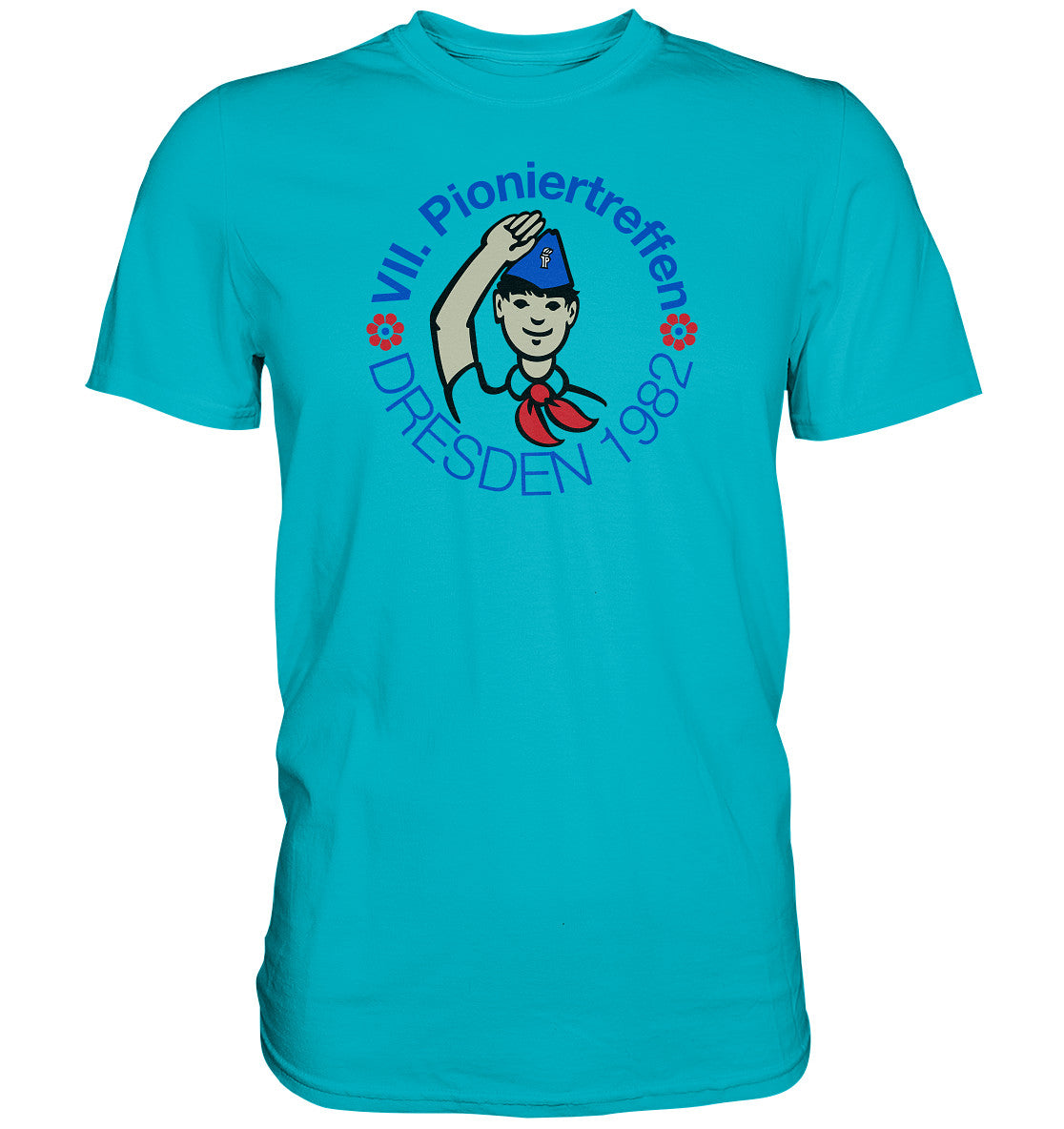 DDR Ostalgie Shirt Unisex • PIONIERTREFFEN - DRESDEN 1982