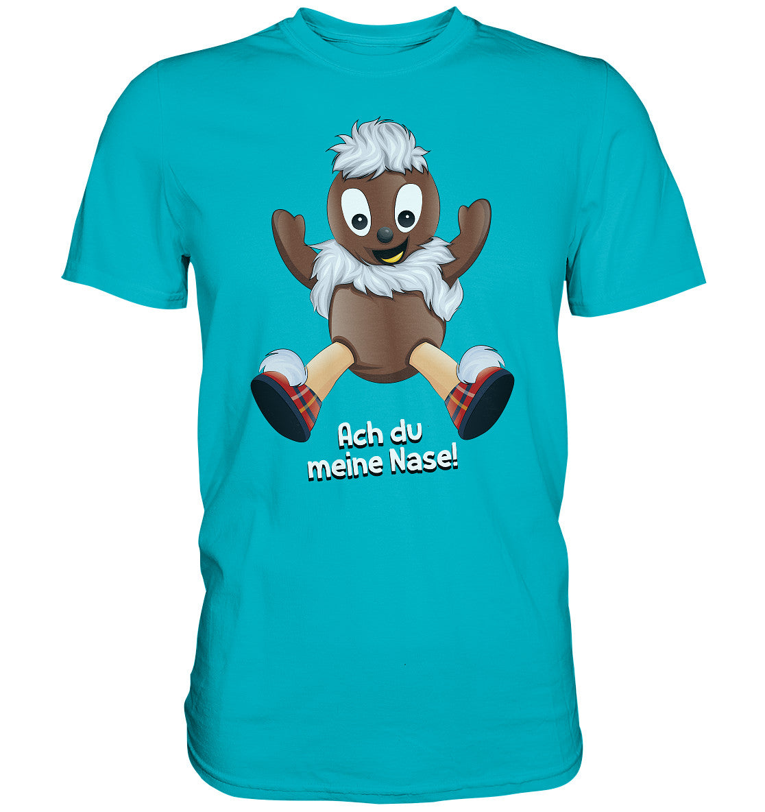 DDR Ostalgie Shirt Unisex • UNSER SANDMÄNNCHEN - PITTIPLATSCH - ACH DU MEINE NASE!