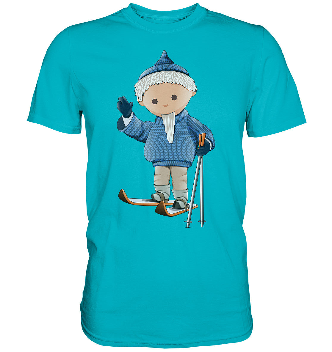 DDR Ostalgie Shirt Unisex • UNSER SANDMÄNNCHEN - AUF SKIERN (PU 422)