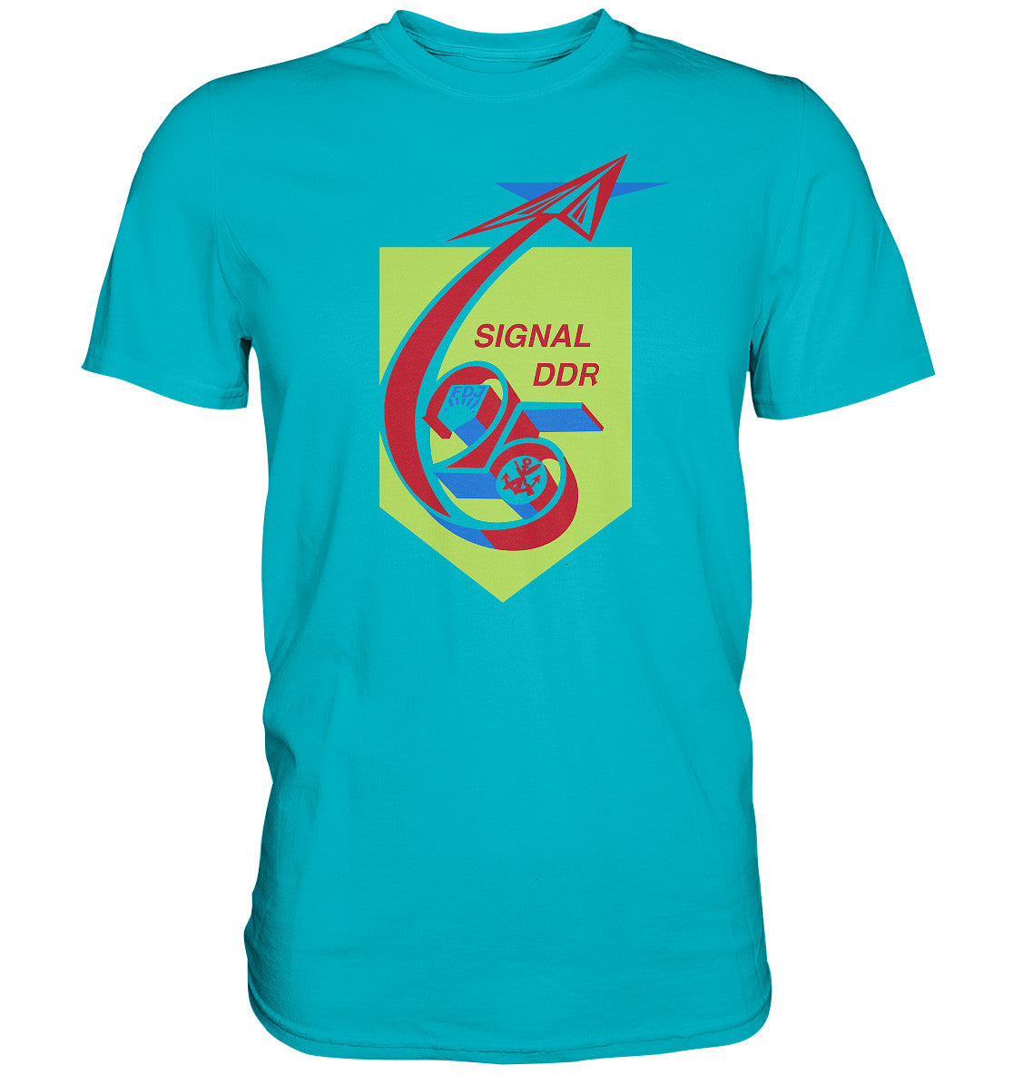 DDR Ostalgie Shirt Unisex • SIGNAL DDR 25 - FDJ, GST 1974