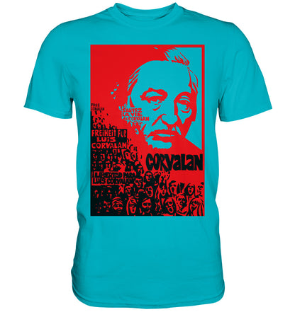 DDR Ostalgie Shirt Unisex • FREIHEIT FÜR LUIS CORVALAN (DDR ORIGINAL-PLAKAT)