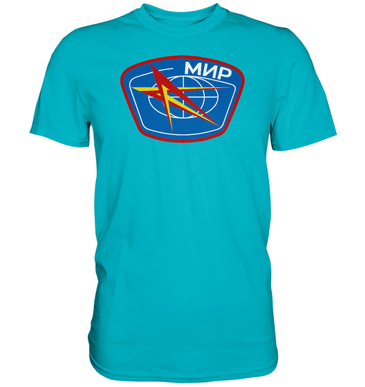 DDR Ostalgie Shirt Unisex • MIR - KOSMONAUTEN-BADGE