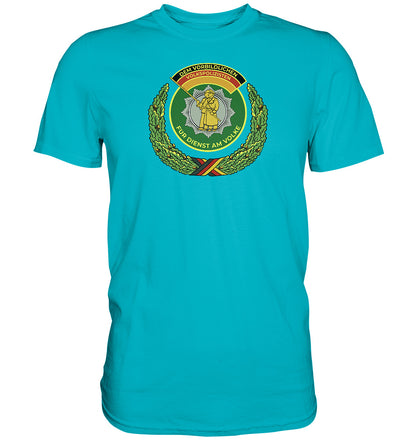 DDR Ostalgie Shirt Unisex • DEM VORBILDLICHEN VOLKSPOLIZISTEN (ABZEICHEN)