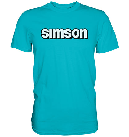 DDR Ostalgie Shirt Unisex • SIMSON - SCHRIFTZUG