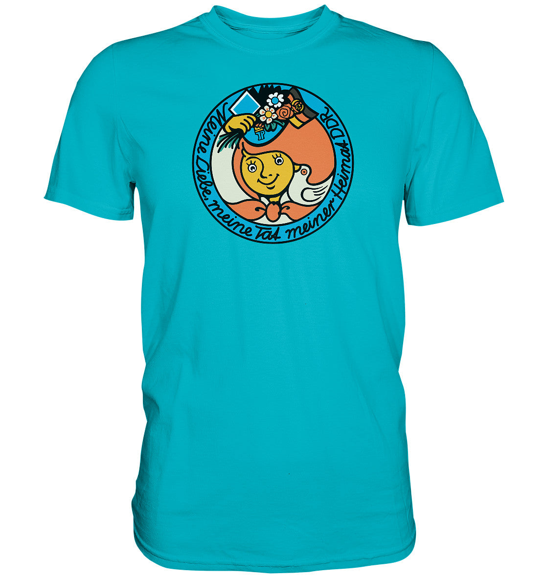 DDR Ostalgie Shirt Unisex • JUNGE PIONIERE - MEINE LIEBE MEINER HEIMAT
