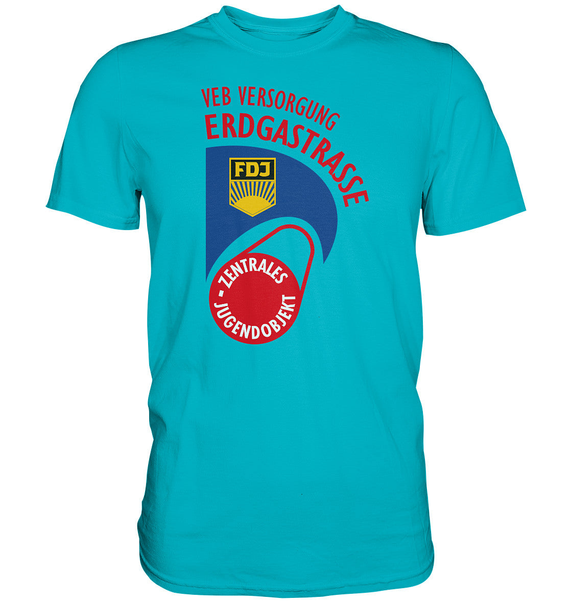 DDR Ostalgie Shirt Unisex • VEB VERSORGUNG ERDGASTRASSE