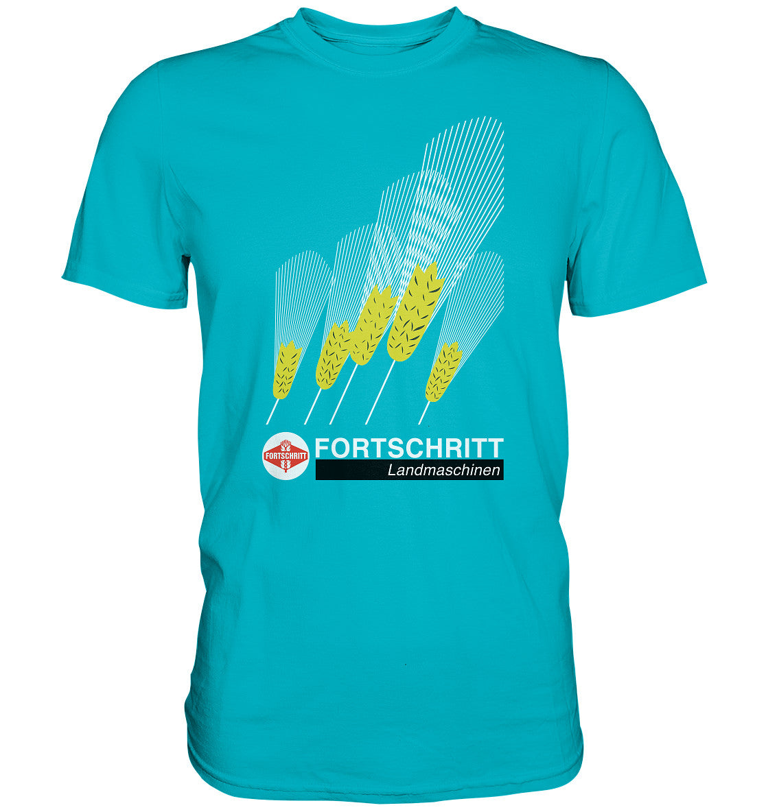 DDR Ostalgie Shirt Unisex • FORTSCHRITT LANDMASCHINEN - PLAKATMOTIV