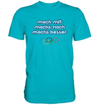 DDR Ostalgie Shirt Unisex • MACHMIT MACHSNACH MACHSBESSER