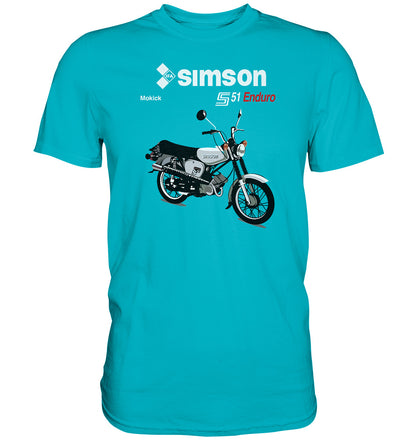 DDR Ostalgie Shirt Unisex • SIMSON ENDURO - ORIGINAL PROSPEKT