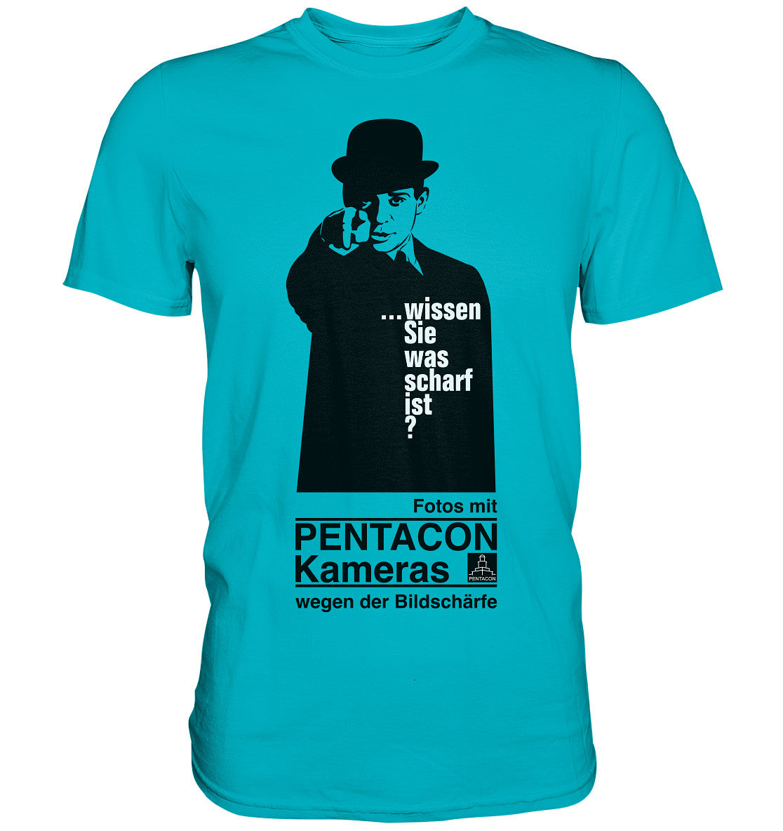 DDR Ostalgie Shirt Unisex • PENTACON - WISSEN SIE WAS SCHARF IST