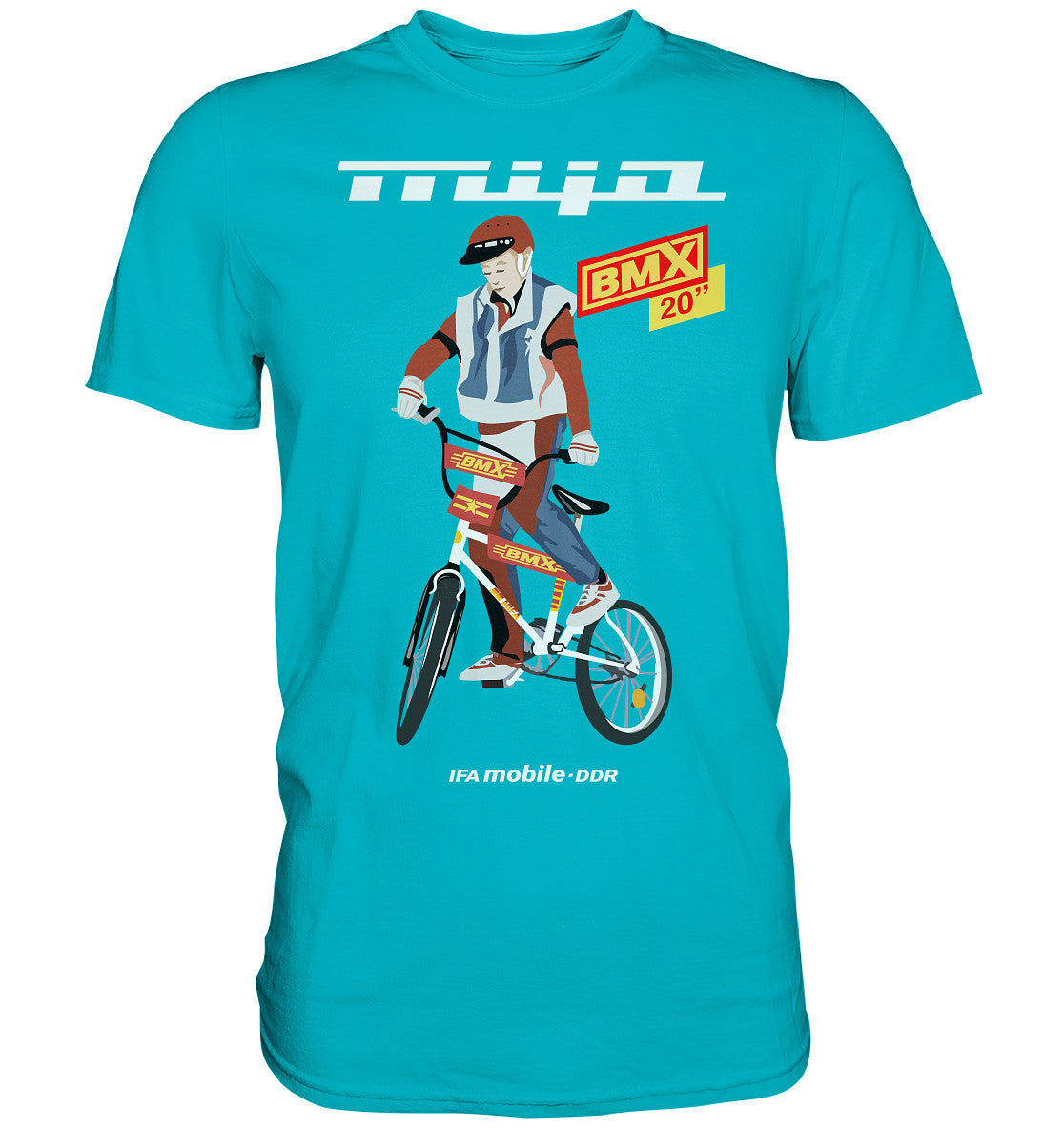 DDR Ostalgie Shirt Unisex • MIFA BMX - ORIGINAL WERBUNG