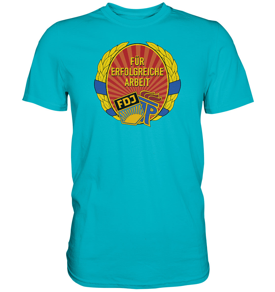 DDR Ostalgie Shirt Unisex • ABZEICHEN - FÜR ERFOLGREICHE ARBEIT