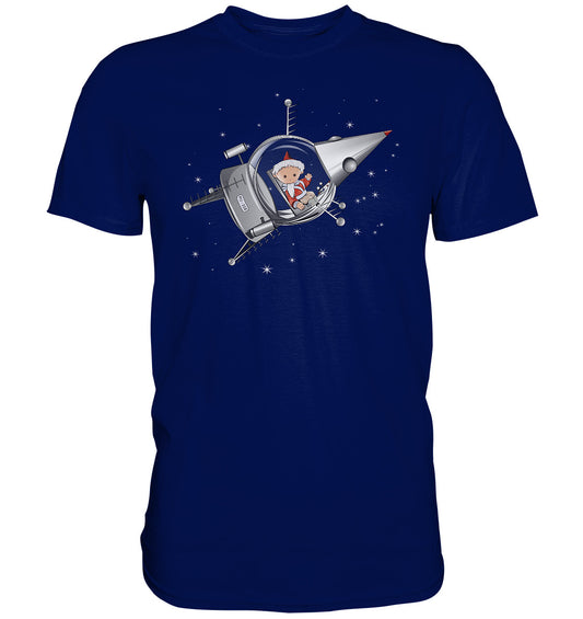 DDR Ostalgie Shirt Unisex • UNSER SANDMÄNNCHEN - IM KOSMOS (PU-358)