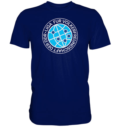 DDR Ostalgie Shirt Unisex • LIGA FÜR VÖLKERFREUNDSCHAFT DER DDR