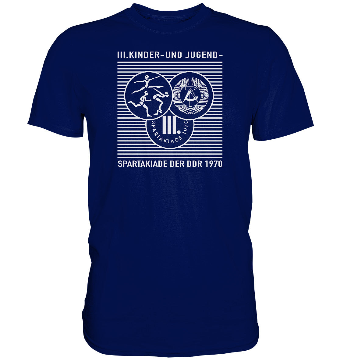 DDR Ostalgie Shirt Unisex • DDR KINDER- UND JUGENDSPARTAKIADE 1970