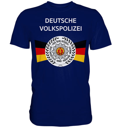 DDR Ostalgie Shirt Unisex • DEUTSCHE VOLKSPOLIZEI - ORIGINAL WIMPEL
