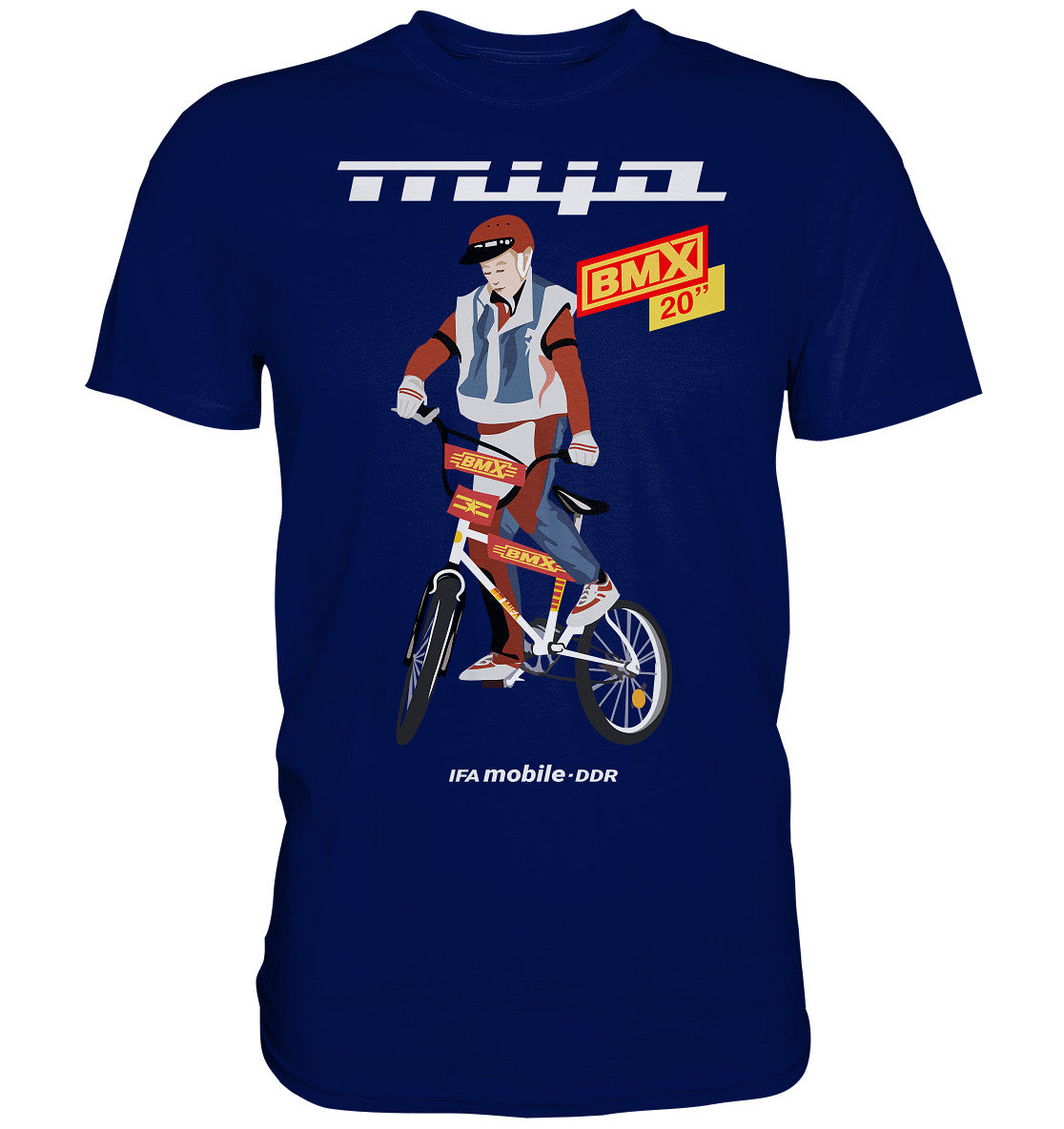 DDR Ostalgie Shirt Unisex • MIFA BMX - ORIGINAL WERBUNG