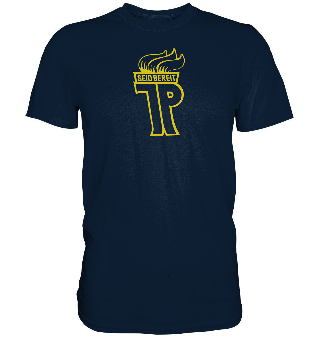 DDR Ostalgie Shirt Unisex •  JUNGE PIONIERE, SEID BEREIT - Outline