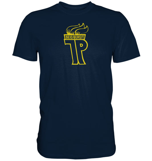 DDR Ostalgie Shirt Unisex •  JUNGE PIONIERE, SEID BEREIT - Outline