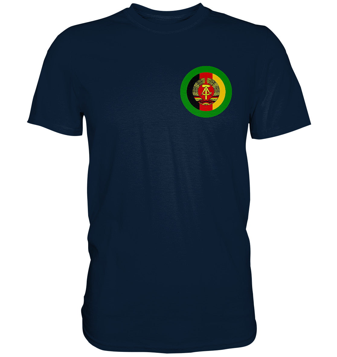 DDR Ostalgie Shirt Unisex • NVA GRENZTRUPPEN - BRUST BADGE