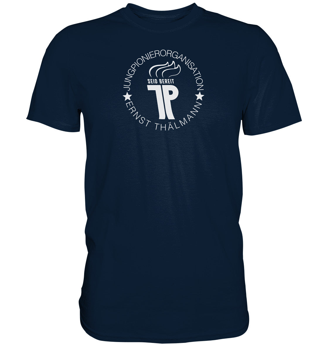 DDR Ostalgie Shirt Unisex • JUNGE PIONIERE - LOGO - dunkel