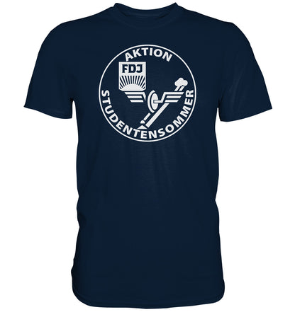 DDR Ostalgie Shirt Unisex • FDJ AKTION STUDENTENSOMMER