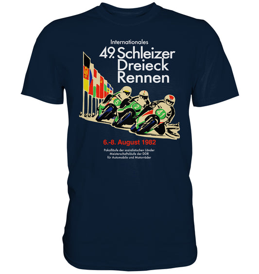 DDR Ostalgie Shirt Unisex • SCHLEIZER DREIECK-RENNEN DDR 1982