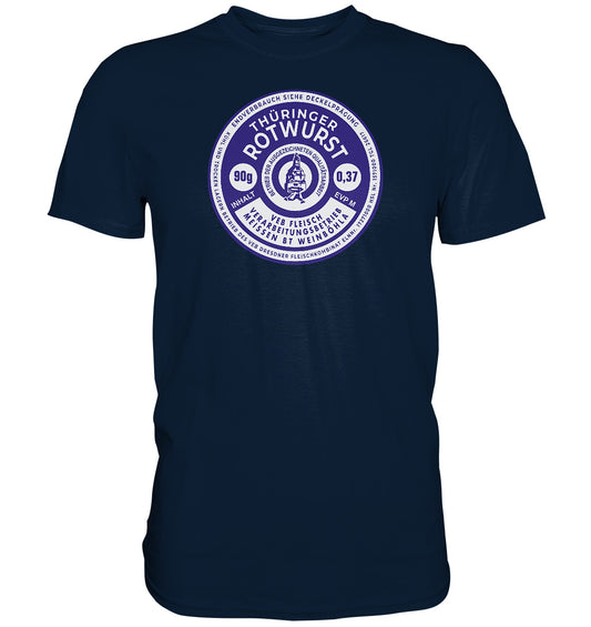 DDR Ostalgie Shirt Unisex • THÜRINGER ROTWURST KONSERVE