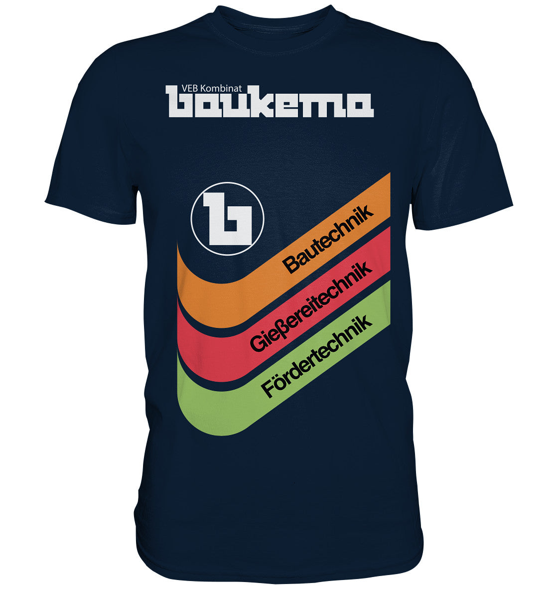 DDR Ostalgie Shirt Unisex • VEB KOMBINAT BAUKEMA