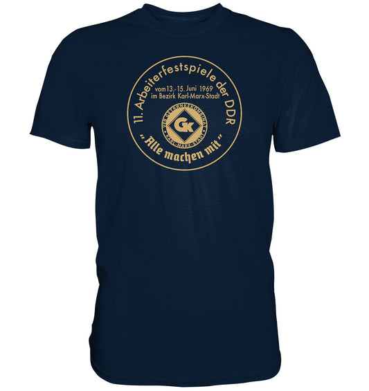 DDR Ostalgie Shirt Unisex • ARBEITERFESTSPIELE KARL-MARX-STADT