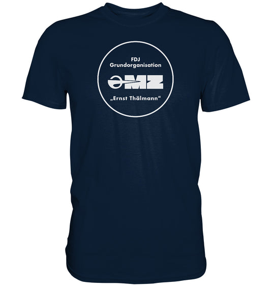 DDR Ostalgie Shirt Unisex • MZ - FDJ GRUNDORGANISATION