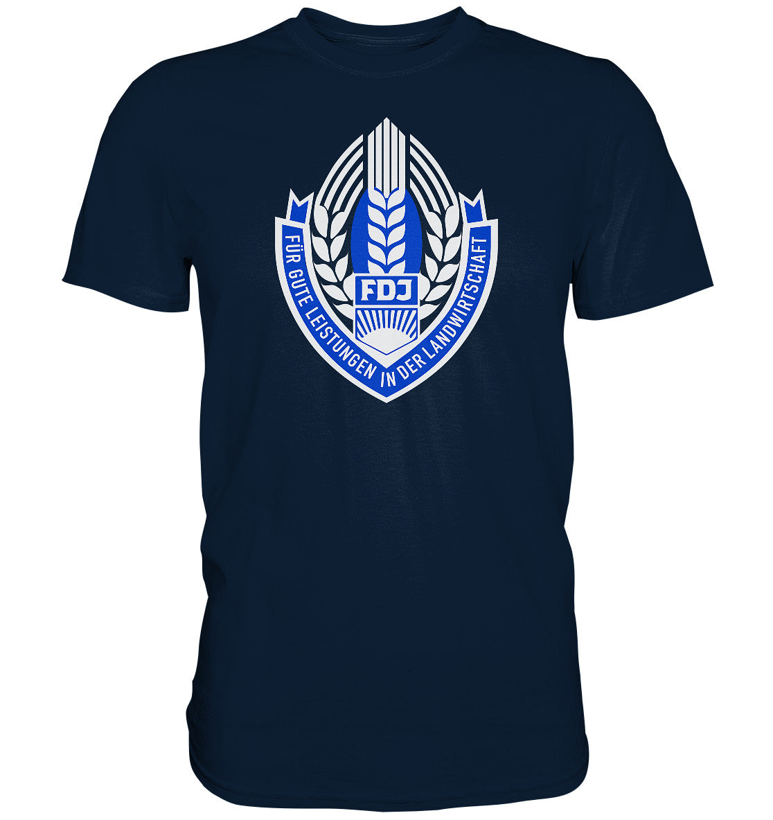 DDR Ostalgie Shirt Unisex • FDJ - FÜR GUTE LEISTUNGEN IN DER LANDWIRTSCHAFT