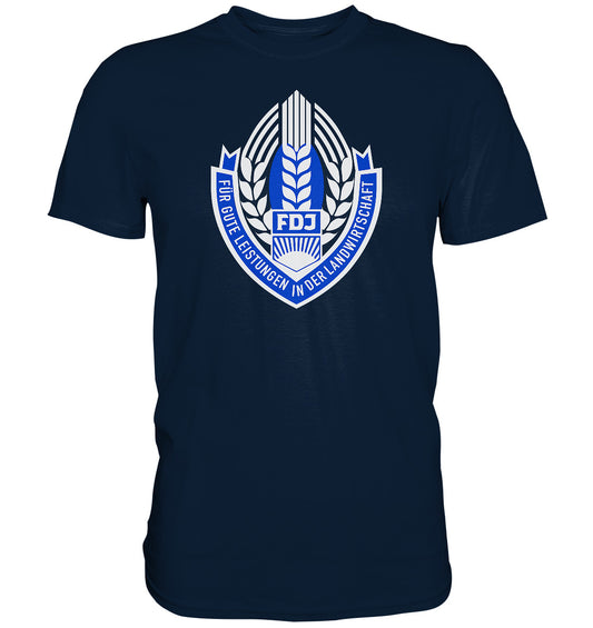 DDR Ostalgie Shirt Unisex • FDJ - FÜR GUTE LEISTUNGEN IN DER LANDWIRTSCHAFT