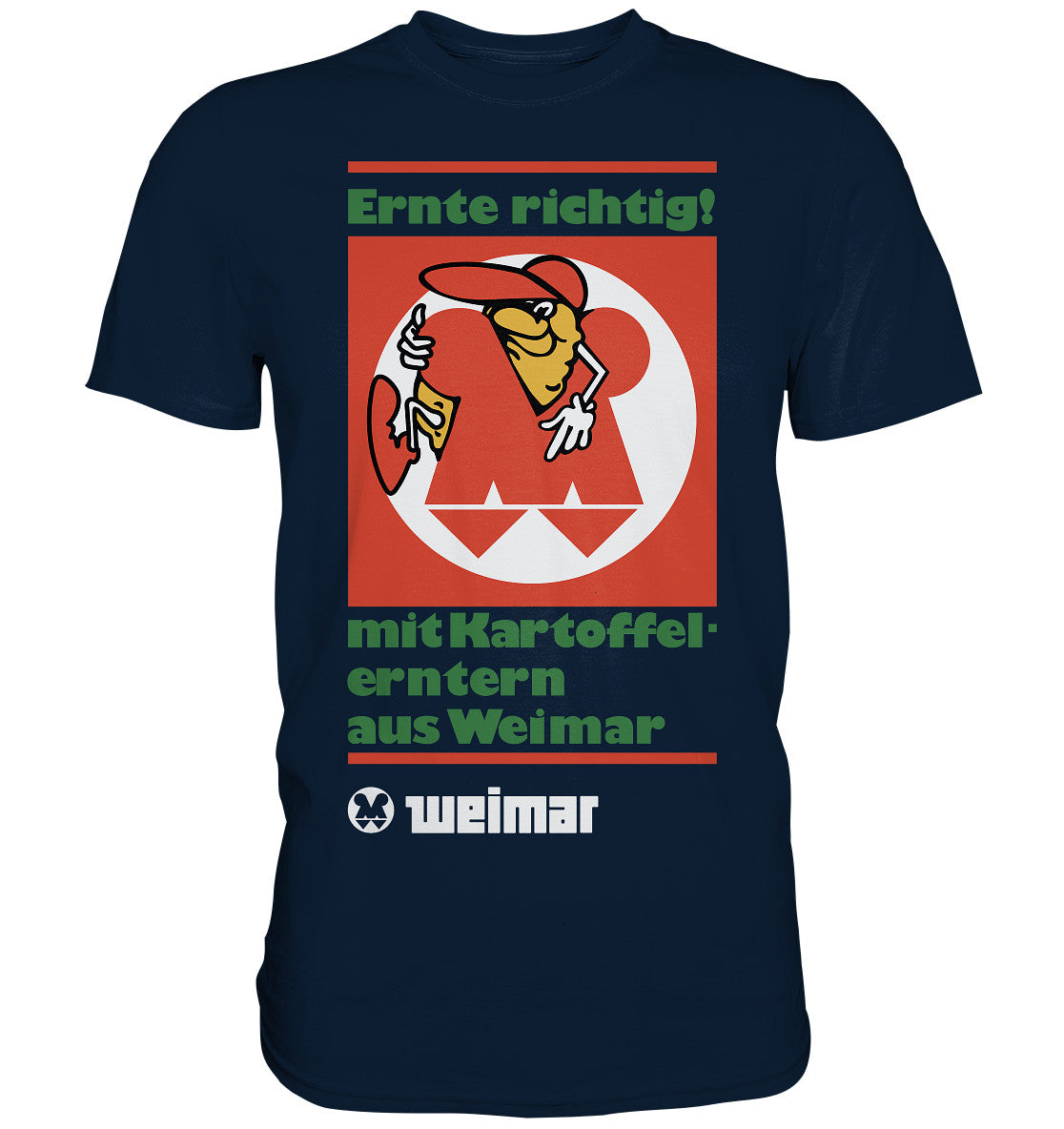 DDR Ostalgie Shirt Unisex • KARTOFFELERNTER AUS WEIMAR