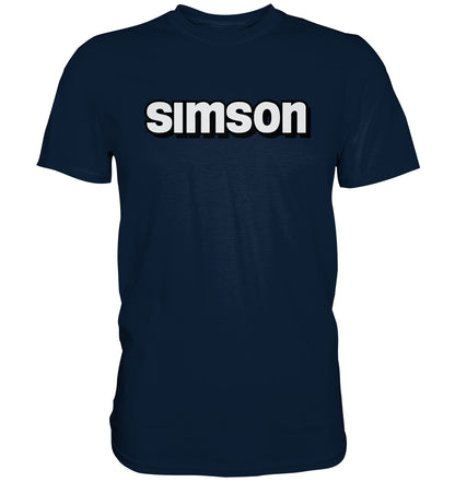 DDR Ostalgie Shirt Unisex • SIMSON - SCHRIFTZUG
