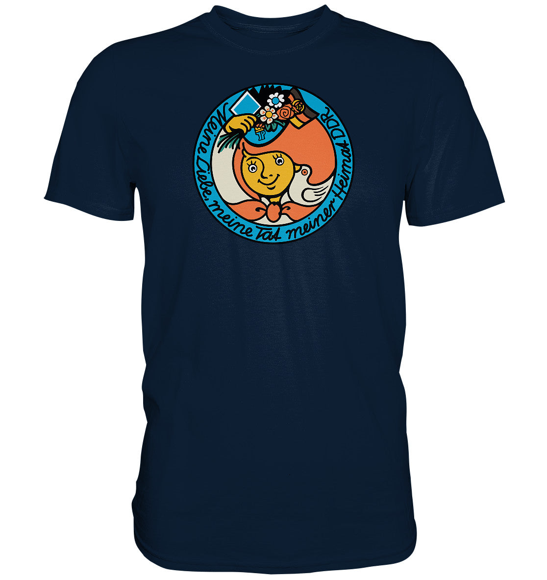 DDR Ostalgie Shirt Unisex • JUNGE PIONIERE - MEINE LIEBE MEINER HEIMAT